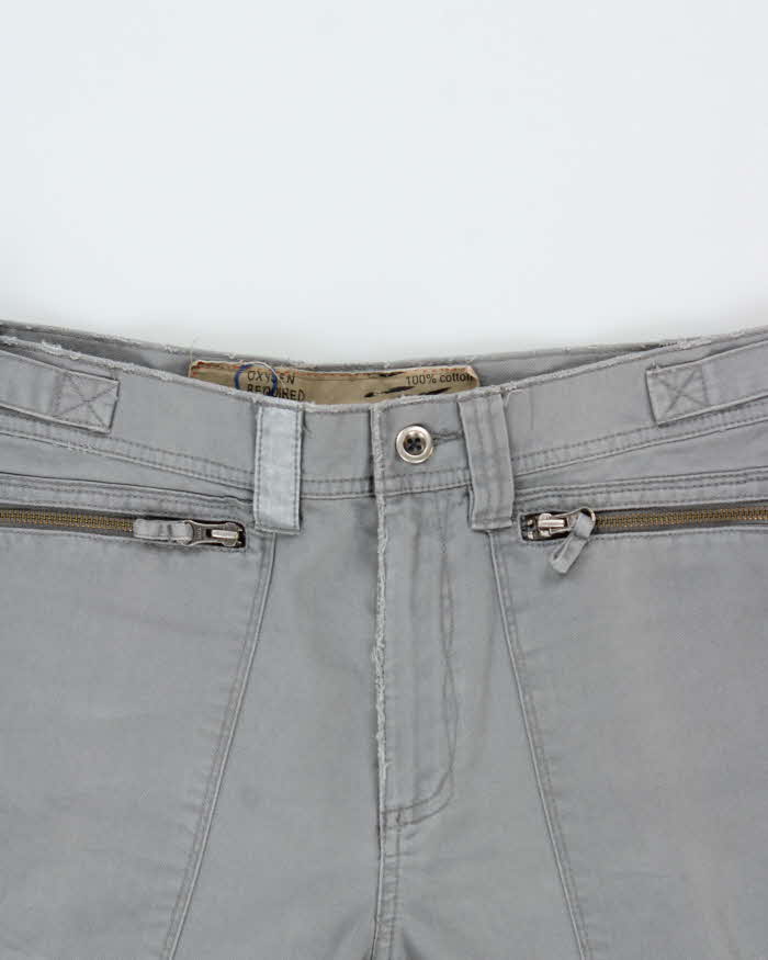 Vintage Y2K 00s Oxygen Required Wide Leg Cargo Trousers - W32 L32