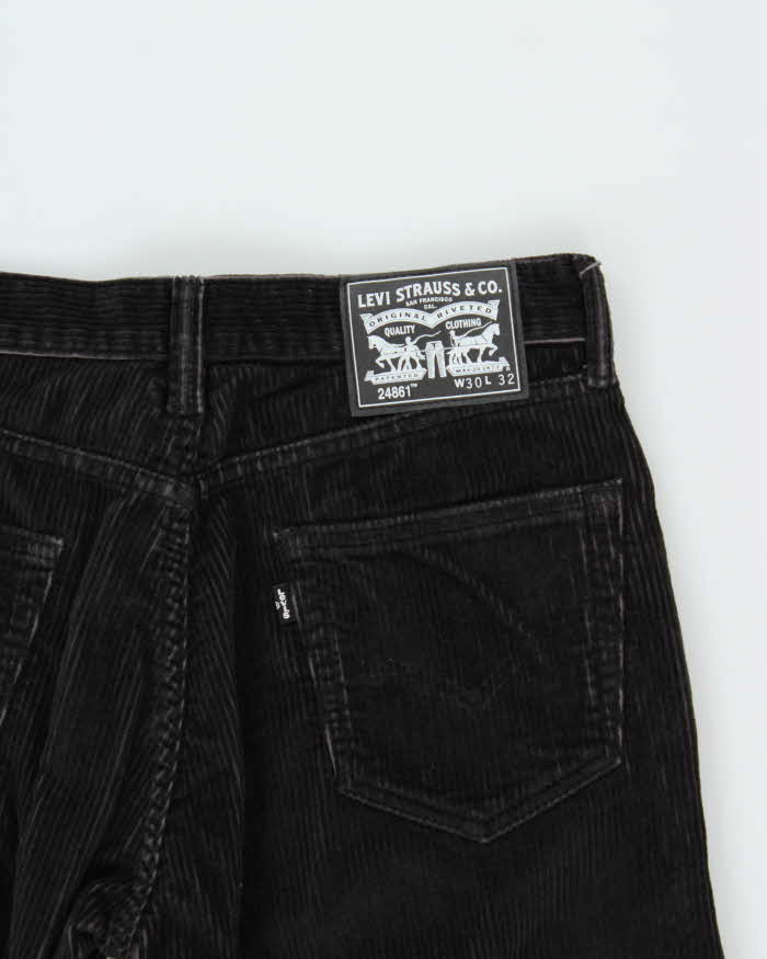 FA2011 Levi's x Rowa Gosha Rubchinsky 505 Pinnacle Jumbo Cord Straight Leg Trousers - W30 L33