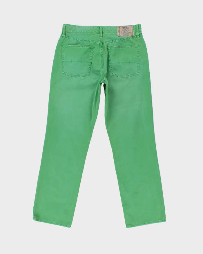 Vintage Polo Ralph Lauren Relaxed Straight Leg Denim Chino Trousers - W32 L31