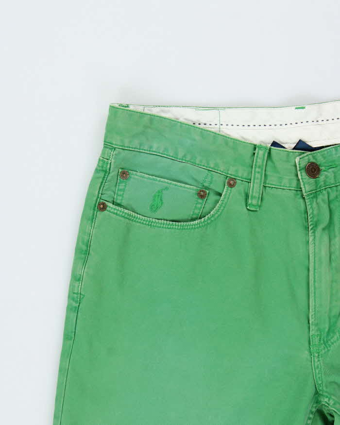 Vintage Polo Ralph Lauren Relaxed Straight Leg Denim Chino Trousers - W32 L31