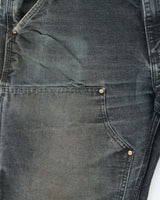 Vintage Carhartt B01 Made In USA Double Front Duck Loose Original Distressed Carpenter Trousers - W36 L30