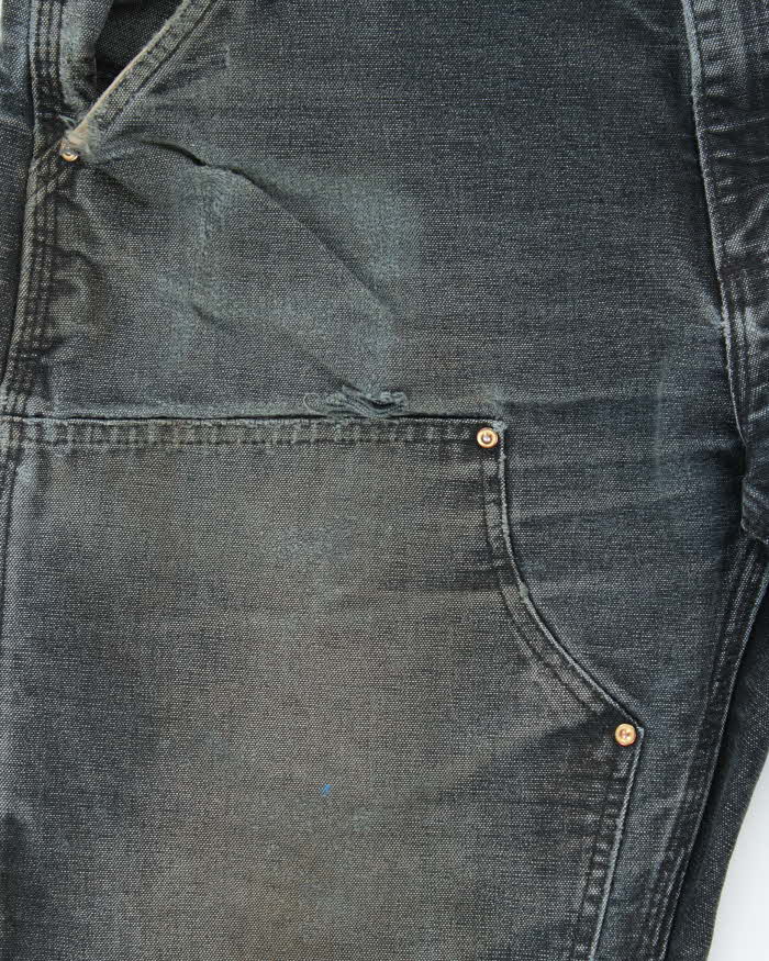 Vintage Carhartt B01 Made In USA Double Front Duck Loose Original Distressed Carpenter Trousers - W36 L30