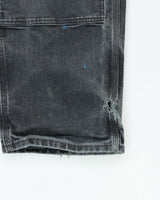 Vintage Carhartt B01 Made In USA Double Front Duck Loose Original Distressed Carpenter Trousers - W36 L30