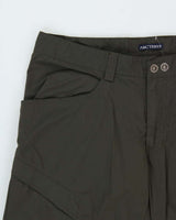 Vintage Y2K 00s Arc'teryx Wide Leg Khaki Cargo Tech Trousers - W36 L32