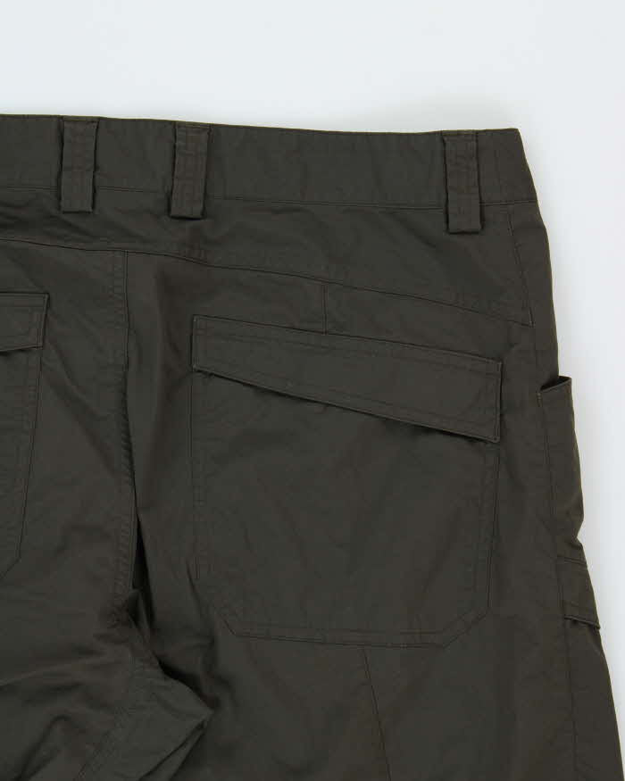 Vintage Y2K 00s Arc'teryx Wide Leg Khaki Cargo Tech Trousers - W36 L32
