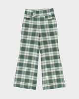 Vintage 1970s Day's Canaday's Tartan Bell Bottom Flared Trousers - W31 L30