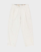 Vintage 1990s Burberry Pleated Relaxed Fit Summer Trousers - W32 L30