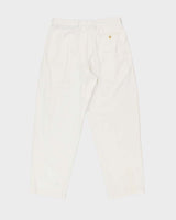 Vintage 1990s Burberry Pleated Relaxed Fit Summer Trousers - W32 L30