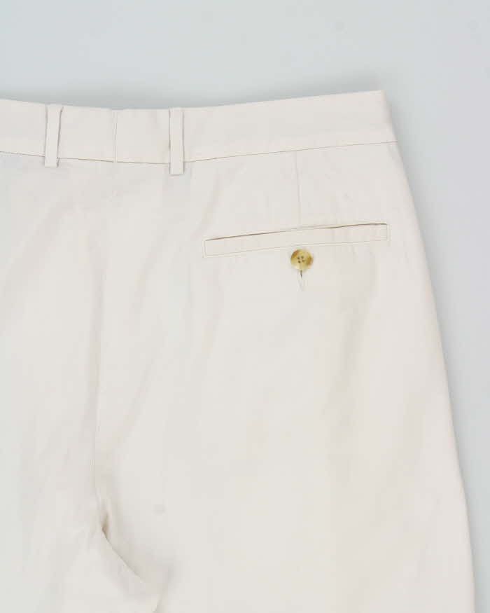 Vintage 1990s Burberry Pleated Relaxed Fit Summer Trousers - W32 L30