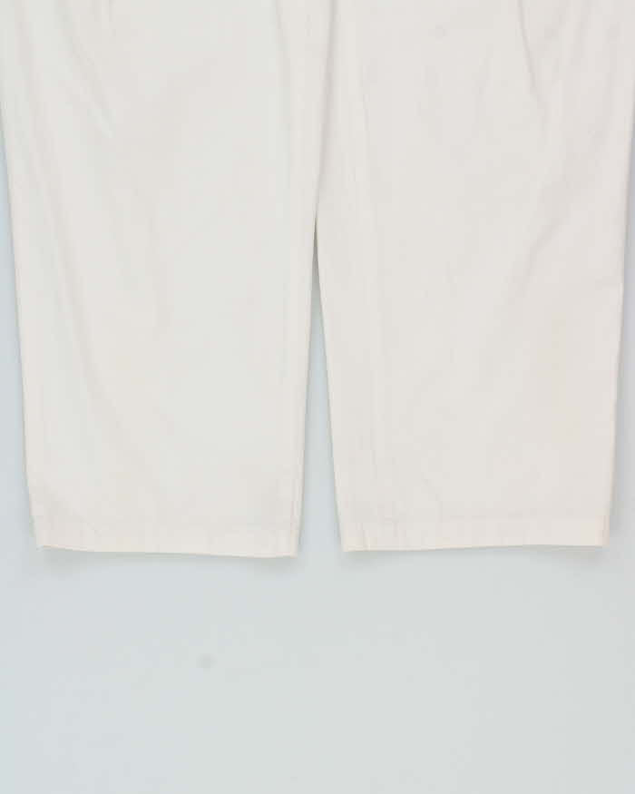 Vintage 1990s Burberry Pleated Relaxed Fit Summer Trousers - W32 L30