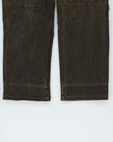 Vintage Kuhl Ryder Waxed Cotton Patina Dye Straight Leg Mountaineering Trousers - W34 L30