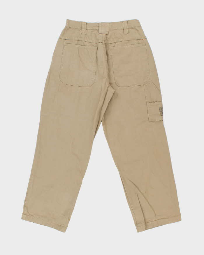 Vintage Y2K 00s Ripzone Canvas Wide Leg Cargo Trousers - W30 L31