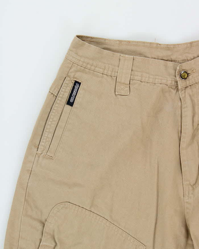 Vintage Y2K 00s Ripzone Canvas Wide Leg Cargo Trousers - W30 L31