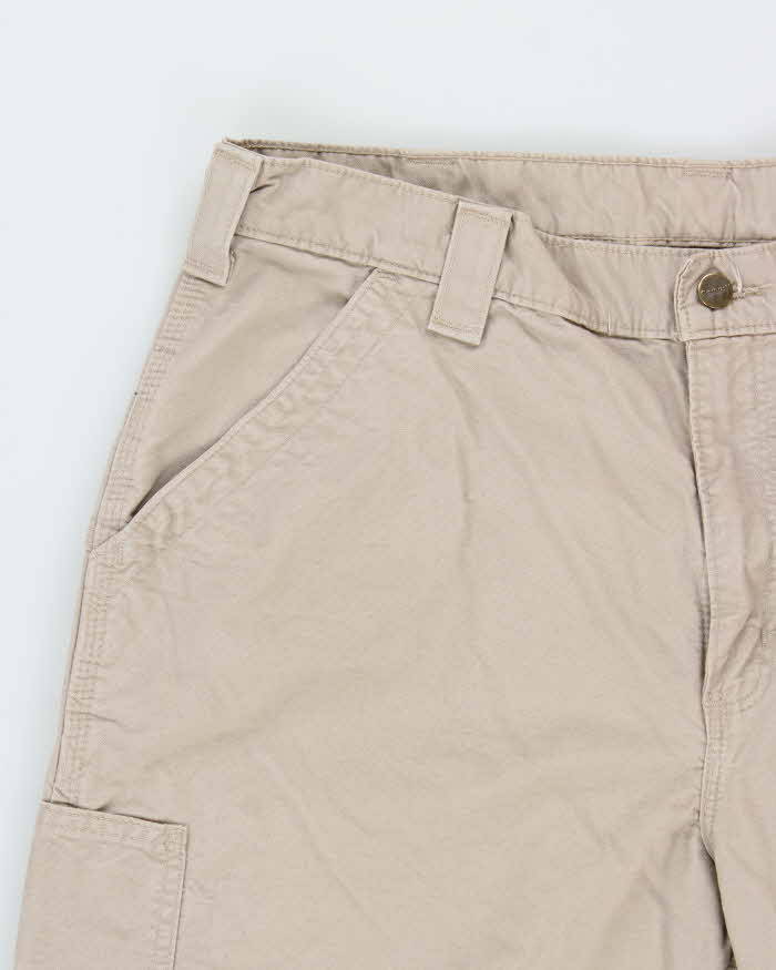 Vintage Carhartt B151 Canvas Tan Original Dungaree Fit Trousers - W36 L30