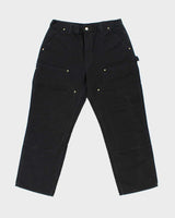 Vintage Carhartt B01 Made In USA Duck Canvas Double Knee Loose Original Fit Carpenter Trousers - W36 L30