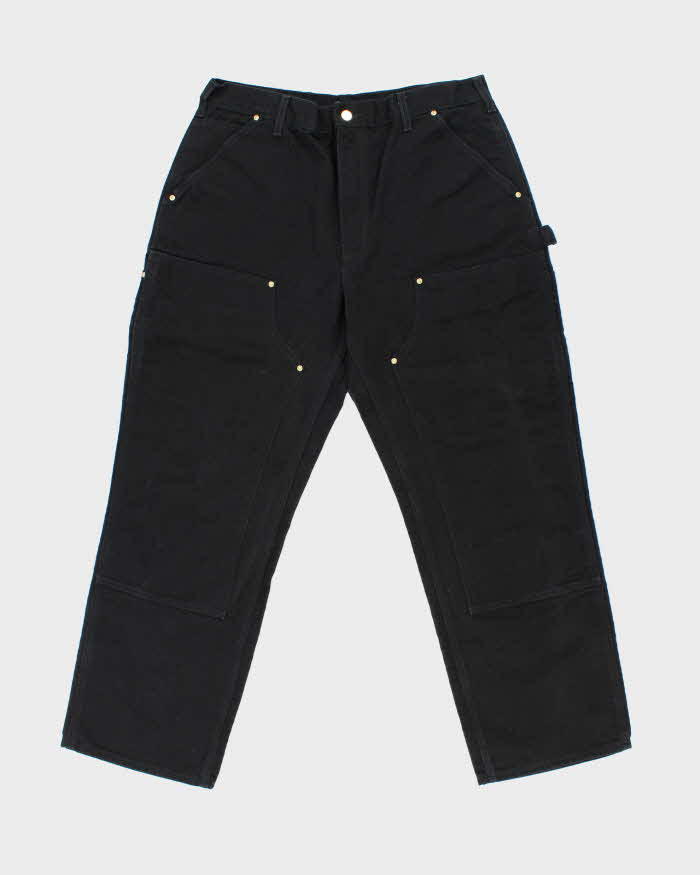 Vintage Carhartt B01 Made In USA Duck Canvas Double Knee Loose Original Fit Carpenter Trousers - W36 L30