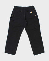 Vintage Carhartt B01 Made In USA Duck Canvas Double Knee Loose Original Fit Carpenter Trousers - W36 L30