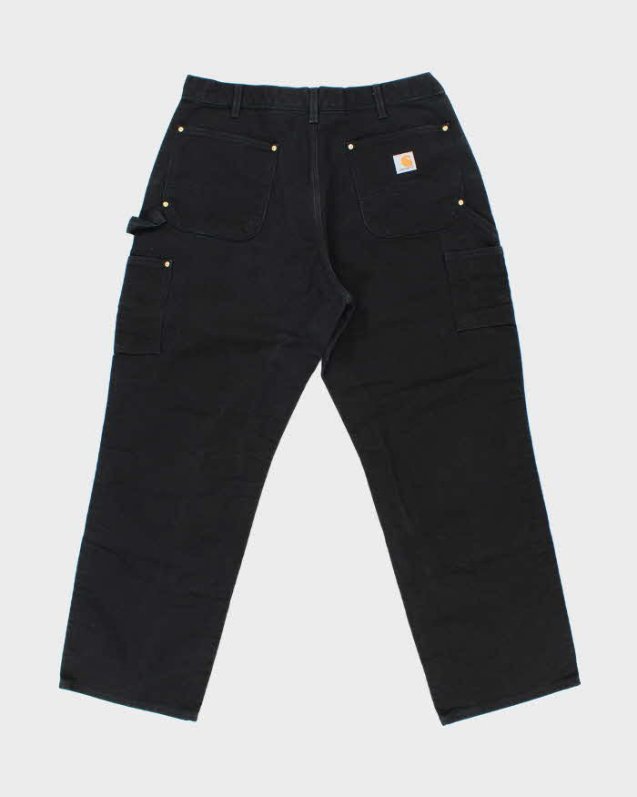 Vintage Carhartt B01 Made In USA Duck Canvas Double Knee Loose Original Fit Carpenter Trousers - W36 L30