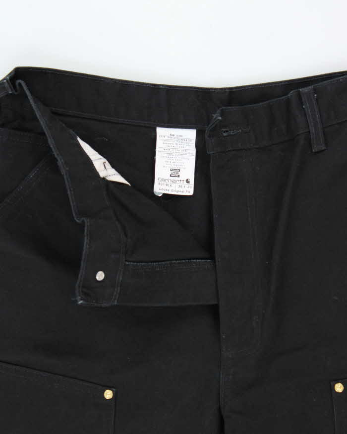 Vintage Carhartt B01 Made In USA Duck Canvas Double Knee Loose Original Fit Carpenter Trousers - W36 L30
