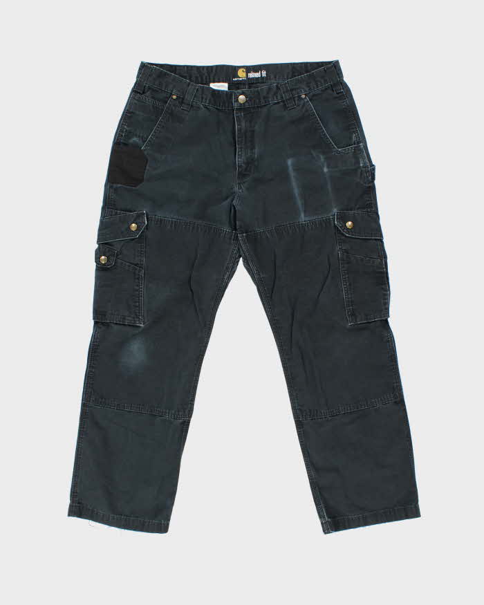 Vintage Carhartt B342 Ripstop Relaxed Fit Heavyweight Cargo Trousers - W36 L29