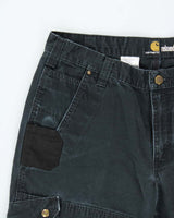 Vintage Carhartt B342 Ripstop Relaxed Fit Heavyweight Cargo Trousers - W36 L29