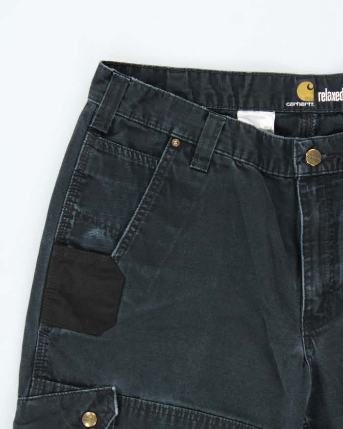 Vintage Carhartt B342 Ripstop Relaxed Fit Heavyweight Cargo Trousers - W36 L29