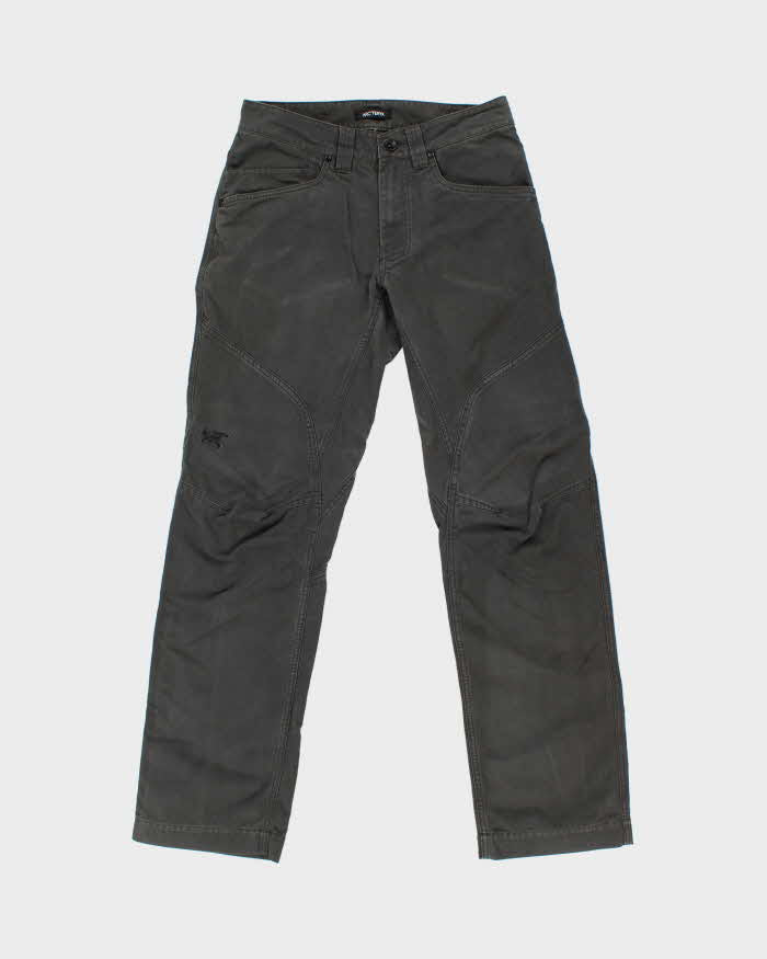 Arc'teryx Cronin Khaki Canvas Relaxed Straight Leg Technical Trousers - W28 L32