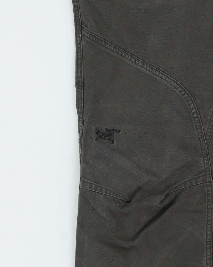 Arc'teryx Cronin Khaki Canvas Relaxed Straight Leg Technical Trousers - W28 L32
