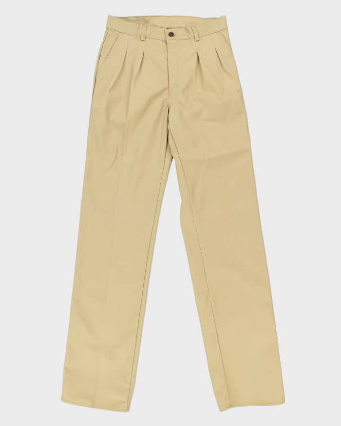 DSWT 1979 Levi's White Tab Made In Italy Double Pleated Straight Leg Trousers - W30 L36