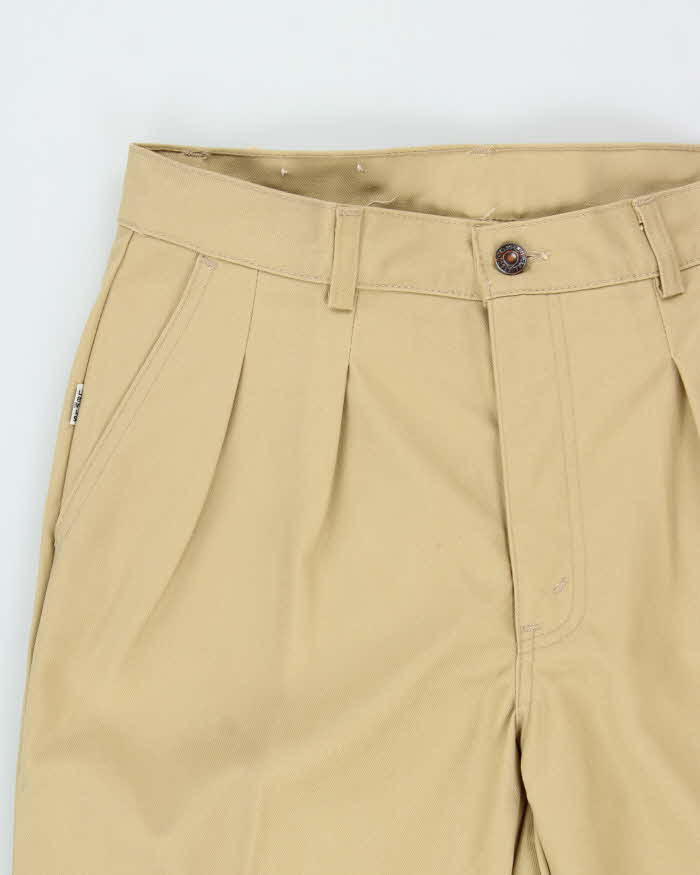 DSWT 1979 Levi's White Tab Made In Italy Double Pleated Straight Leg Trousers - W30 L36