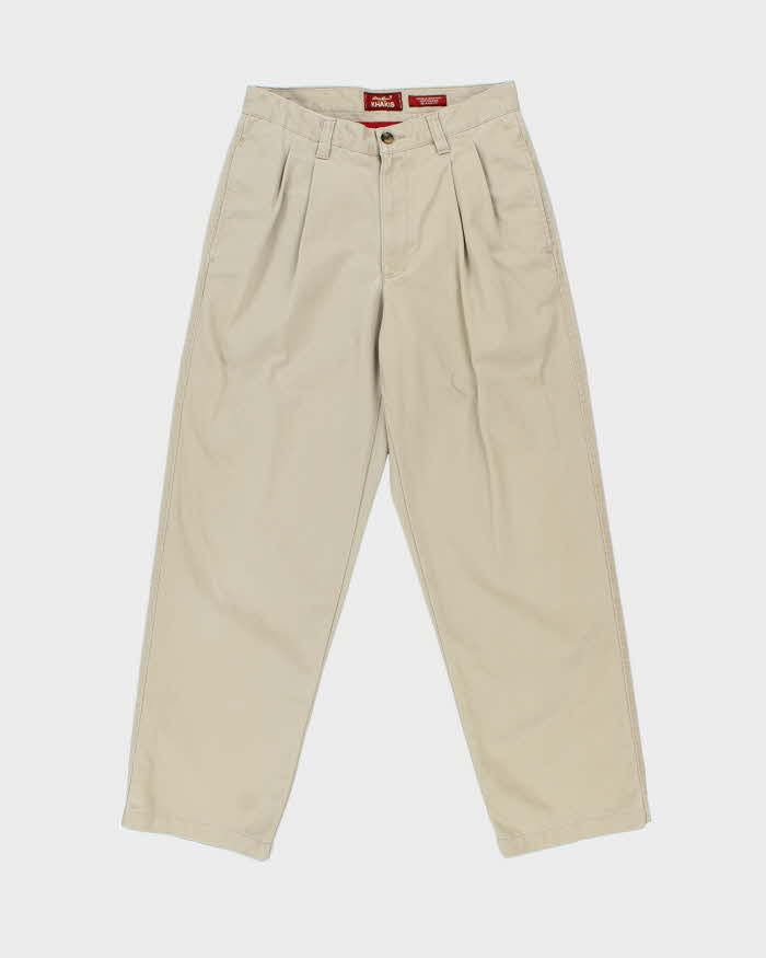 Vintage Y2K 00s Eddie Bauer Double Pleat Relaxed Fit Khakis - W30 L30