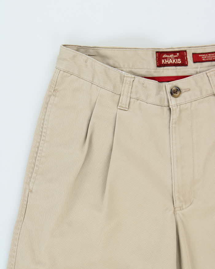 Vintage Y2K 00s Eddie Bauer Double Pleat Relaxed Fit Khakis - W30 L30