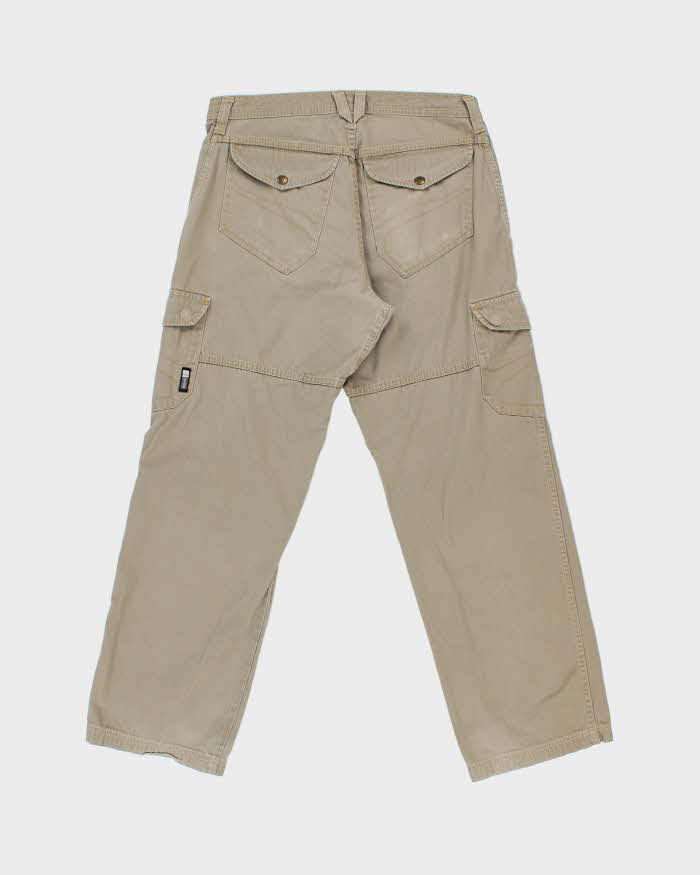Vintage Y2K 00s Prana 'Breathe' Organic Relaxed Leg Cargo Trousers - W32 L30