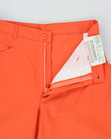 DSWT 1980s Benetton High Waisted Tube Trousers - W30 L30