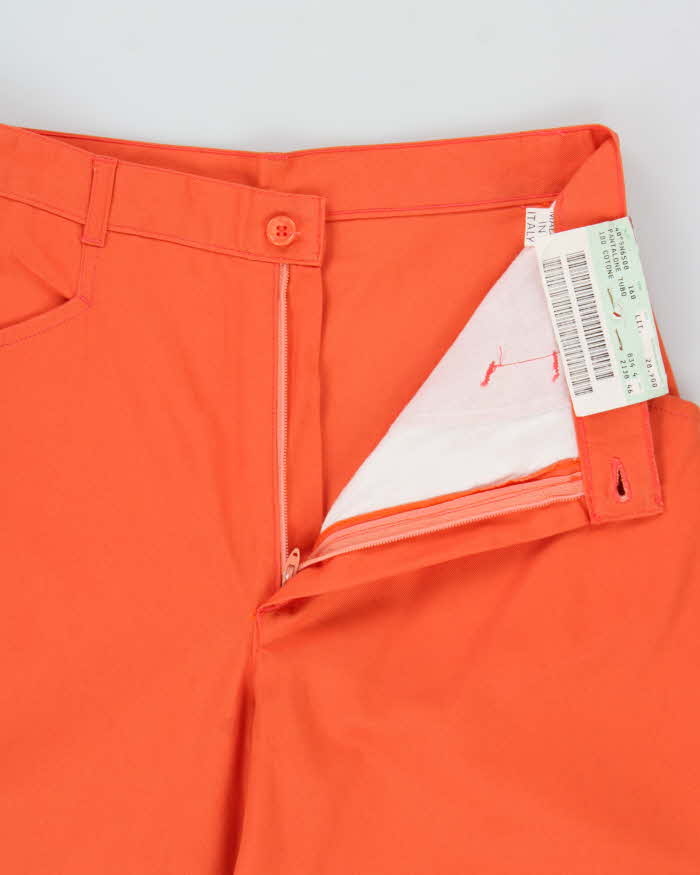 DSWT 1980s Benetton High Waisted Tube Trousers - W30 L30