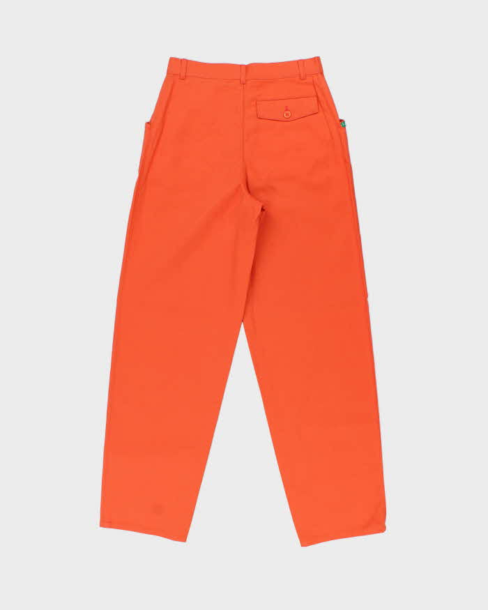 DSWT 1980s Benetton High Waisted Tube Trousers - W28 L30