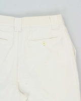 DSWT 1980s Benetton High Waisted Heavy Cotton Tube Trousers - W30 L30