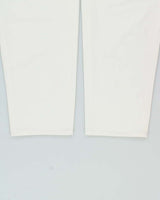 DSWT 1980s Benetton High Waisted Heavy Cotton Tube Trousers - W30 L30