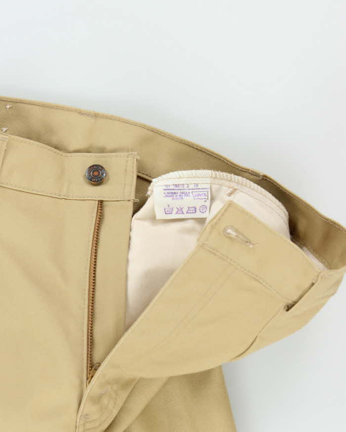 DSWT 1970s Levi's 696 High Waisted Double Pleated Trousers - W29 L32