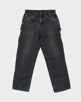 Vintage Carhartt B159 Canvas Loose Fit Carpenter Workwear Trousers - W32 L32