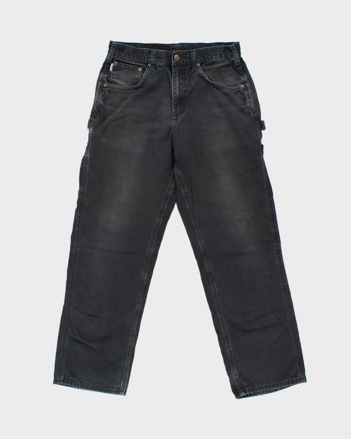 Vintage Carhartt B159 Canvas Loose Fit Carpenter Workwear Trousers - W32 L32
