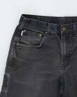 Vintage Carhartt B159 Canvas Loose Fit Carpenter Workwear Trousers - W32 L32