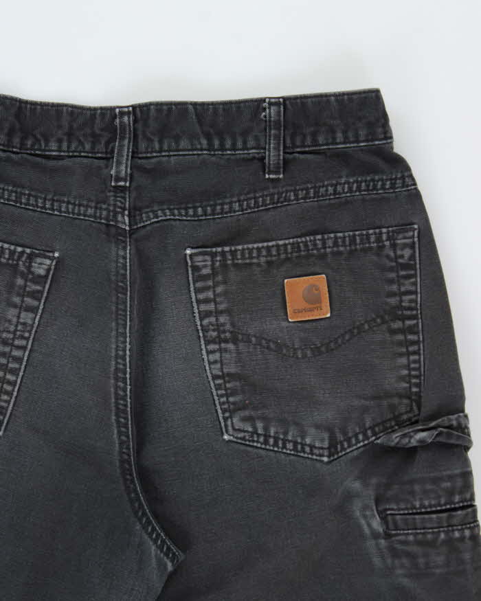Vintage Carhartt B159 Canvas Loose Fit Carpenter Workwear Trousers - W32 L32