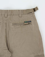 Vintage Y2K 00s Point Zero Multi-Pocket Khaki Wide Leg Cargo Trousers - W34 L32