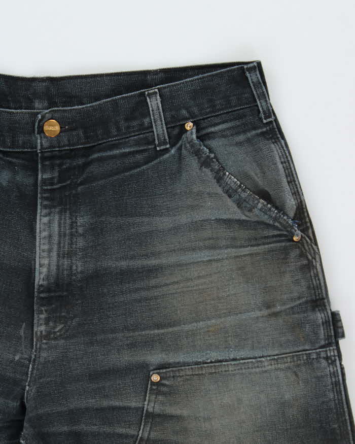 Vintage Carhartt B01 Union Made In USA Duck Canvas Double Knee Distressed Carpenter Trousers - W36 L30