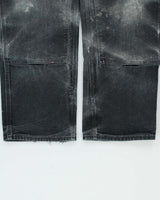 Vintage Carhartt B01 Union Made In USA Duck Canvas Double Knee Distressed Carpenter Trousers - W36 L30
