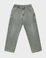 Vintage Carhartt B11 Moss Canvas Original Dungaree Fit Carpenter Trousers - W34 L32