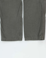 Vintage Carhartt B342 Moss RipStop Cargo Double Knee Canvas Relaxed Fit Carpenter Trousers - W34 L29