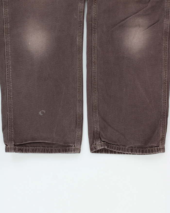 Vintage Carhartt B159 DKB Canvas Loose Fit Carpenter Trousers - W32 L29