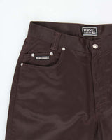 Vintage Y2K 00s Versace Classic V2 Satin Straight Leg Trousers - W32 L31